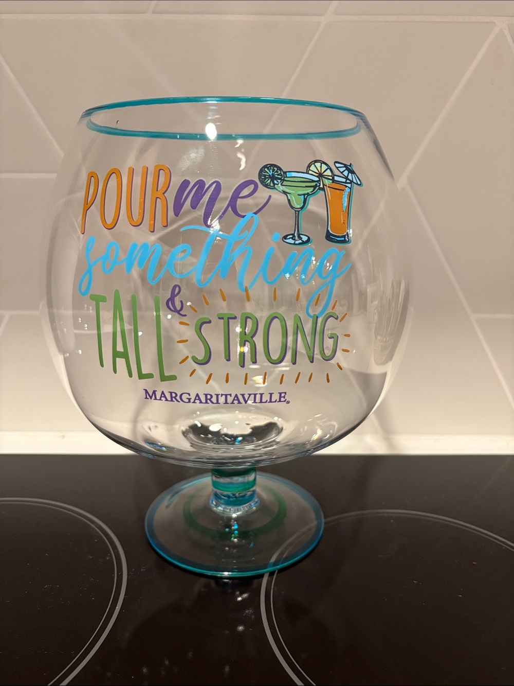 Margaritaville Multicolor 'Pour Me Something Tall & Strong' Oversized Goblet